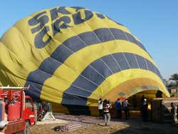 Une montgolfière à Louxor