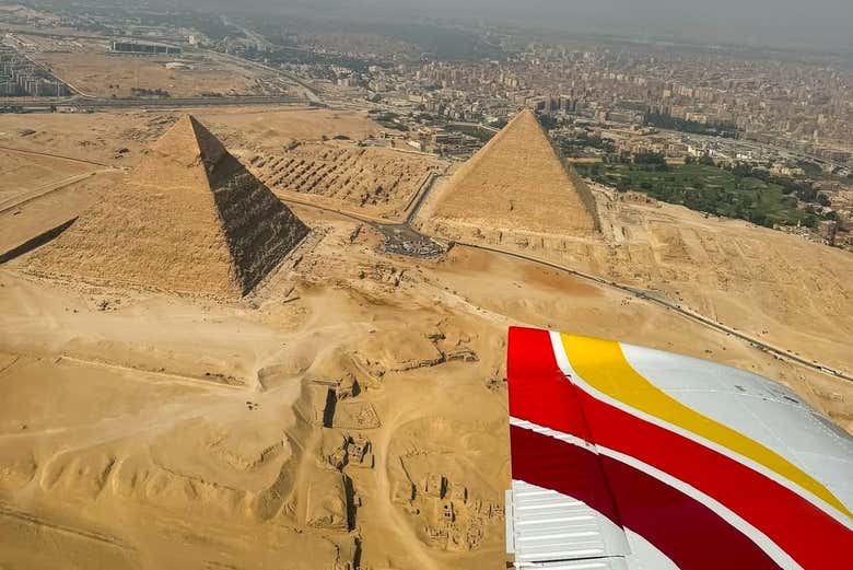 La vue depuis l'avion