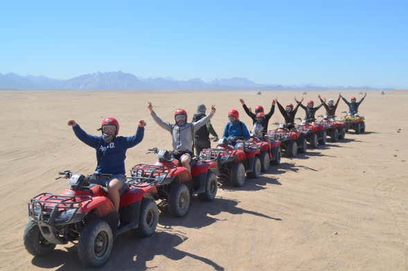 Balade en quad et safari dans le désert