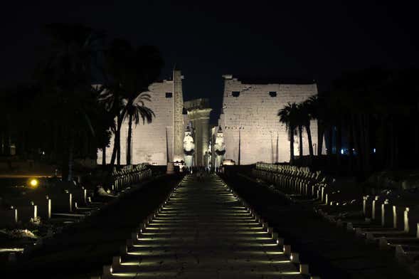 Spectacle de son et lumière au Temple de Karnak