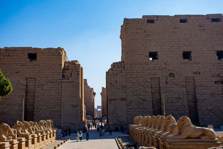 Entrée du temple de Karnak